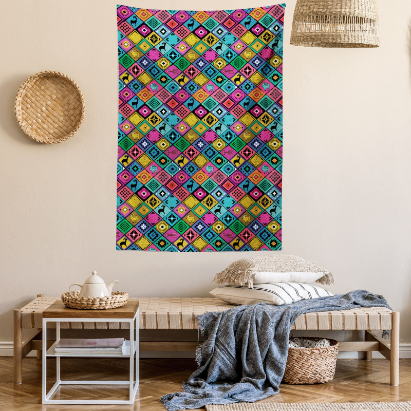 Boho Patchwork Tapestry