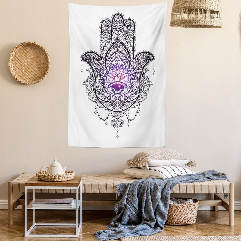 Mandala Orient Lotus Tapestry