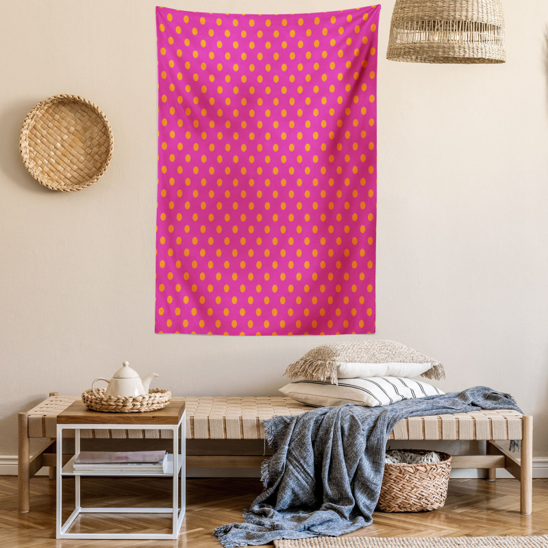 Polka Dots Design Tapestry
