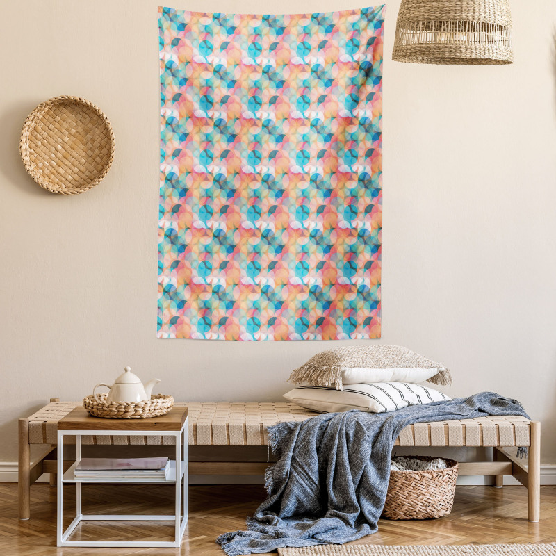 Boho Rainbow Colors Tapestry