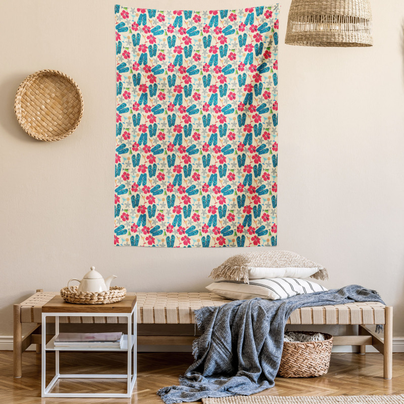 Exotic Hibiscus Tapestry