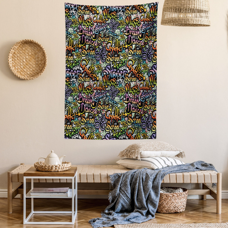 Ghetto Grafitti Spray Tapestry