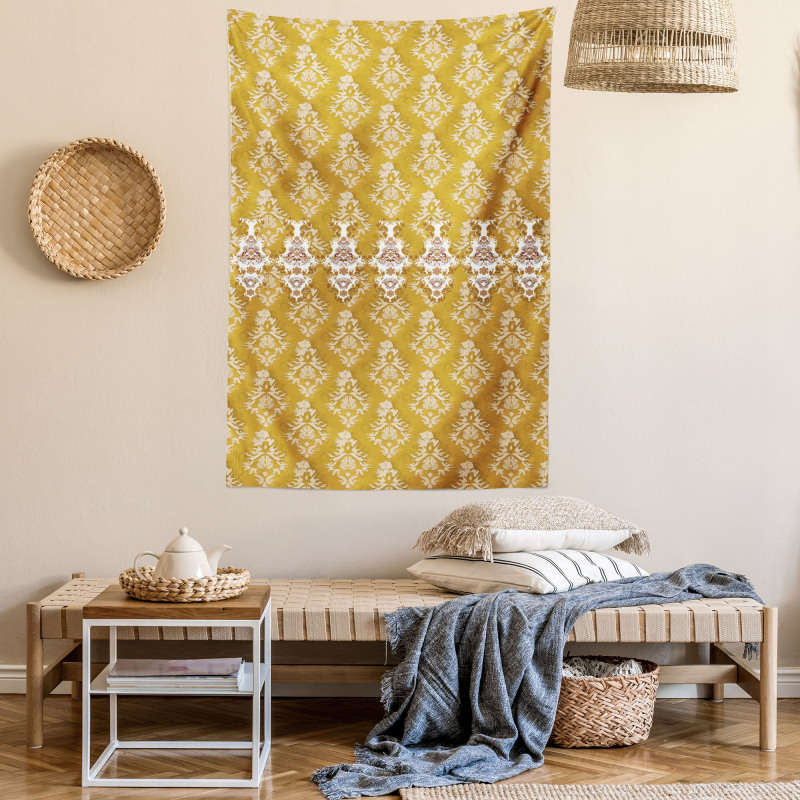 Artistic Nostalgic Damask Tapestry