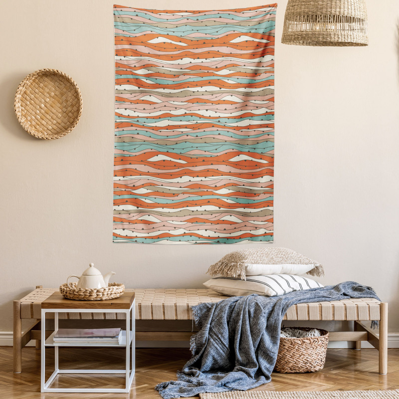 Contemporary Pastel Tone Tapestry