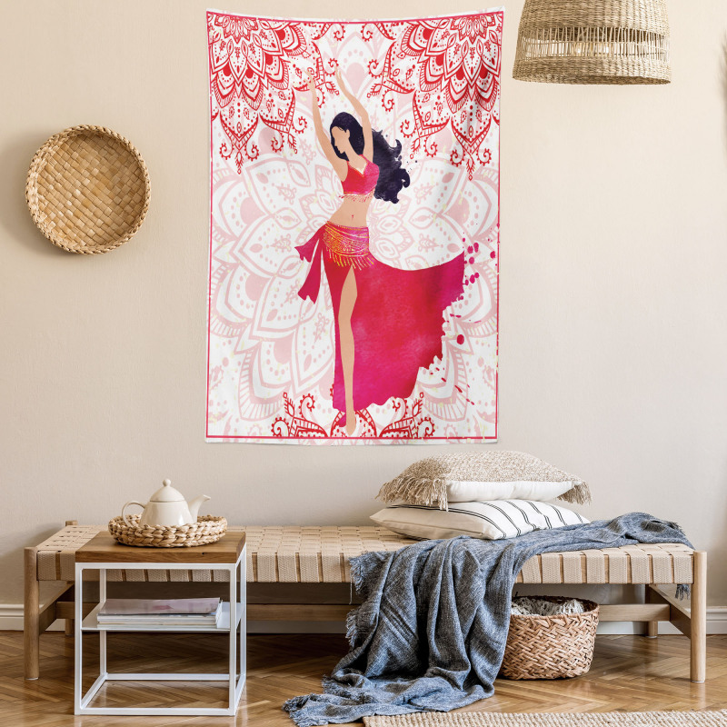 Belly Dancer Woman Tapestry