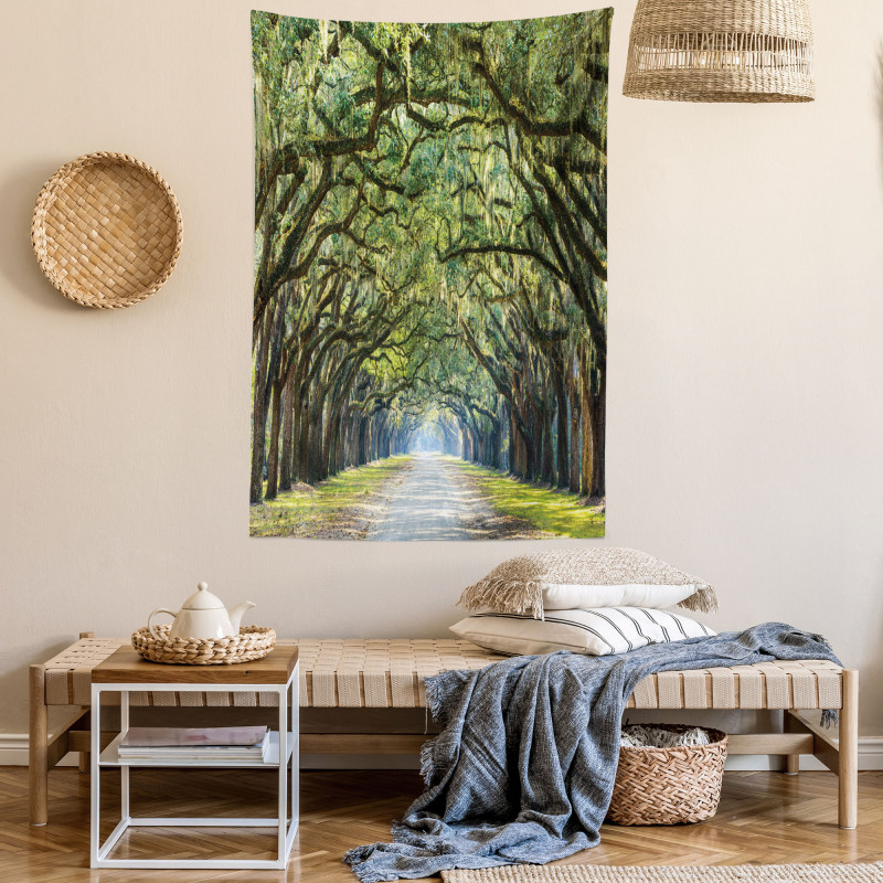 Serene Pathway Trekking Tapestry