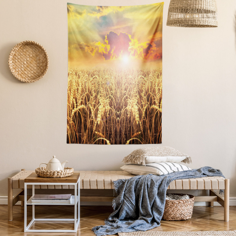 Anther Field Sunset Tapestry