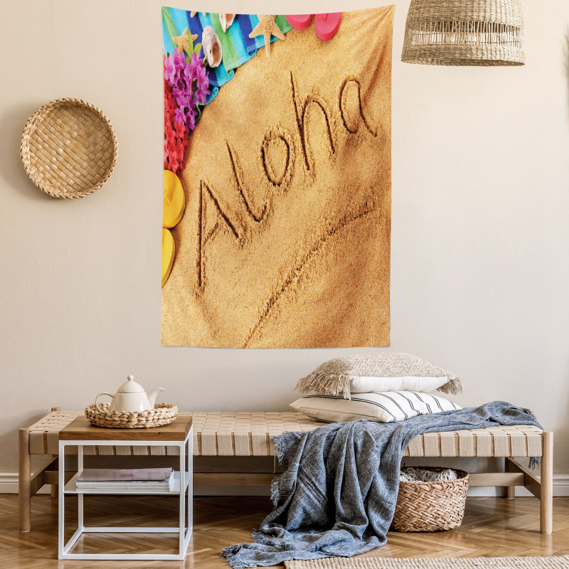 Summer Holiday Season Theme Tapestry