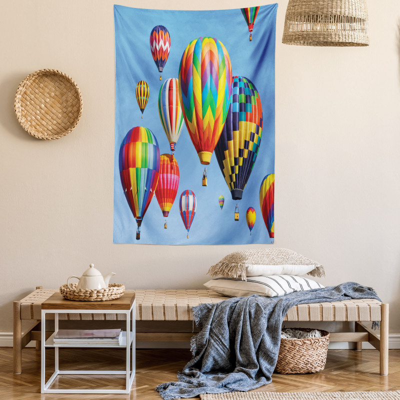 Colorful Air Travel Tapestry