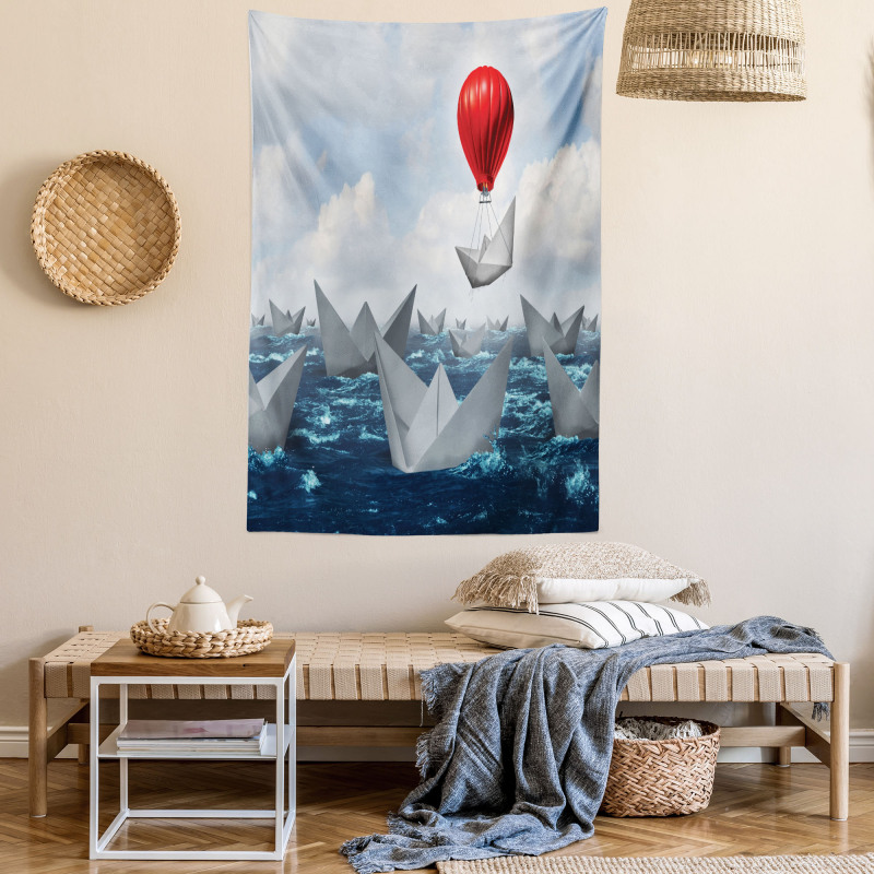 Paper Boats and Balloon Tapestry