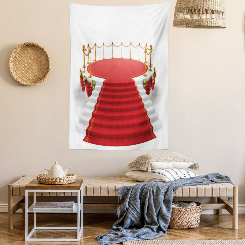 Round Stage with Stairs Tapestry