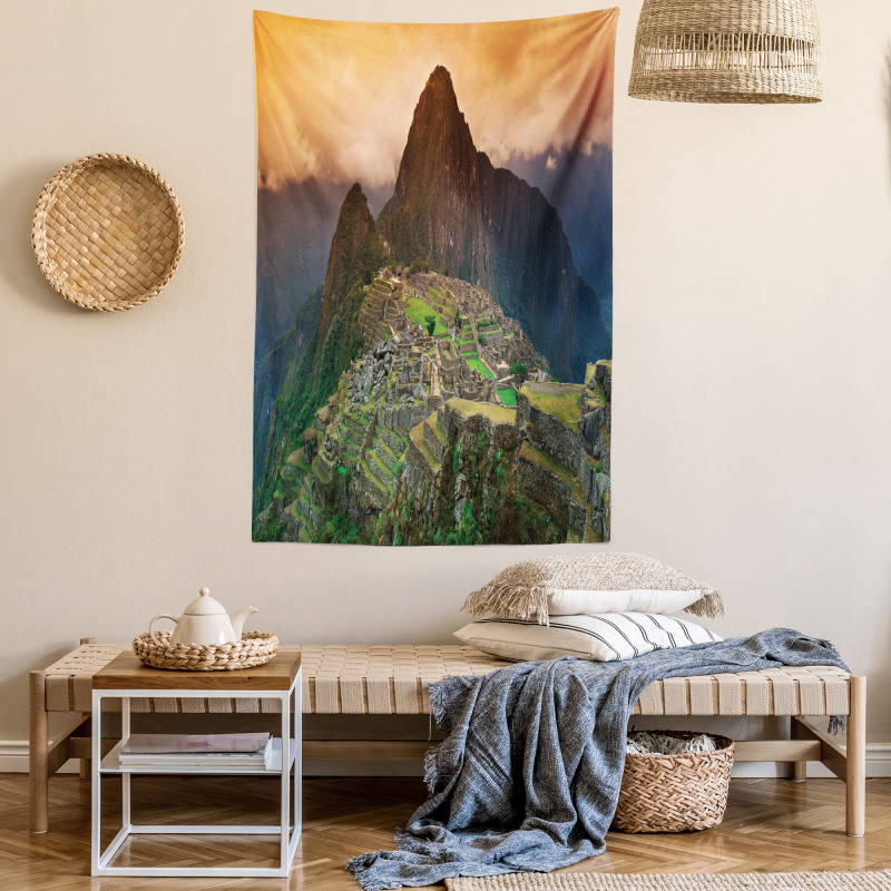 Machu Picchu Ruins Photo Tapestry