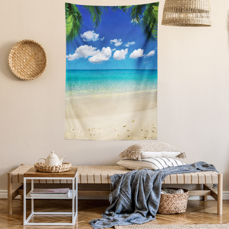 Tropic Vacation Scenic Tapestry