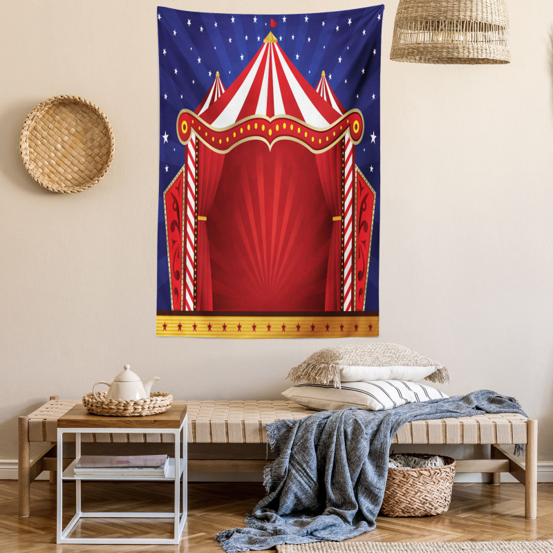 Canvas Circus Tent Tapestry