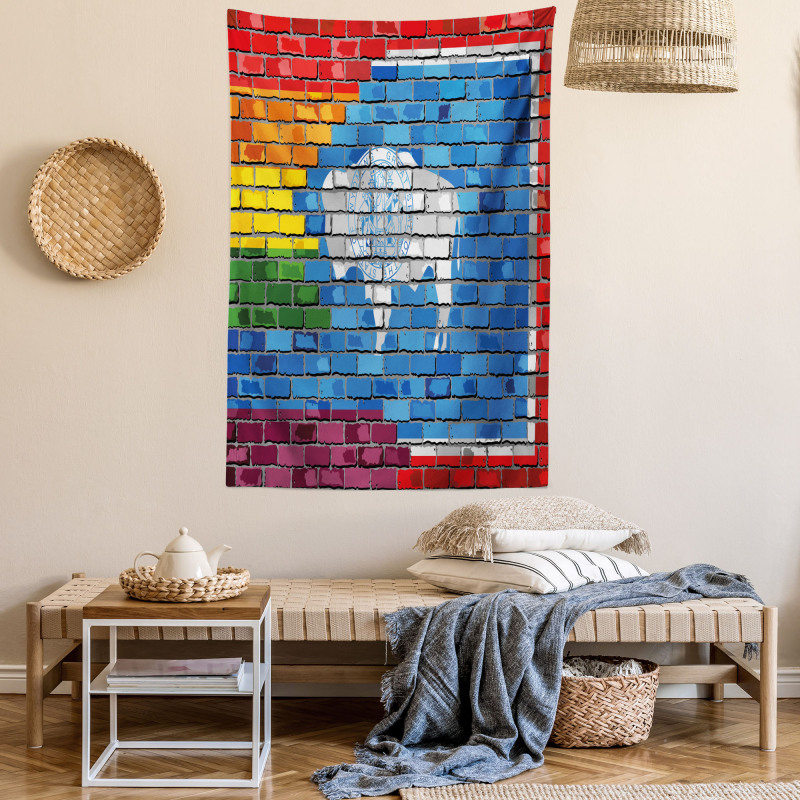 Equality State and Gay Flag Tapestry