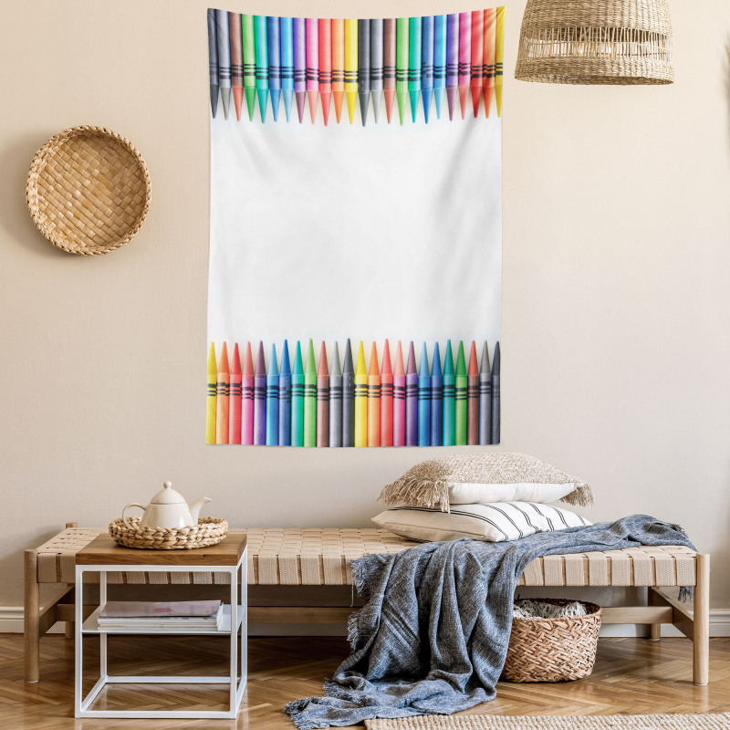 Straight Border Paint Crafts Tapestry