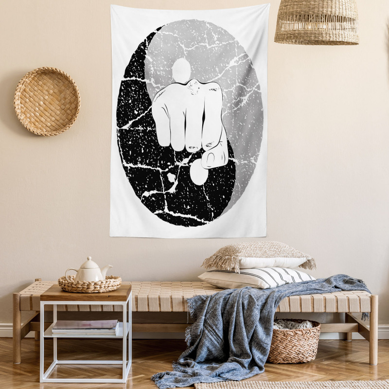 Fist in Yin Yang Tapestry