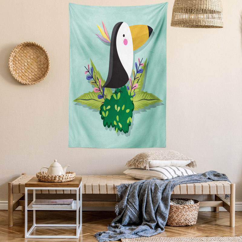 Tropic Tucan Bird Tapestry