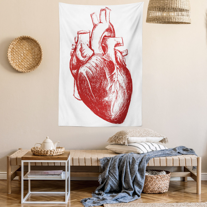 Sketch of Cardio Organ Tapestry