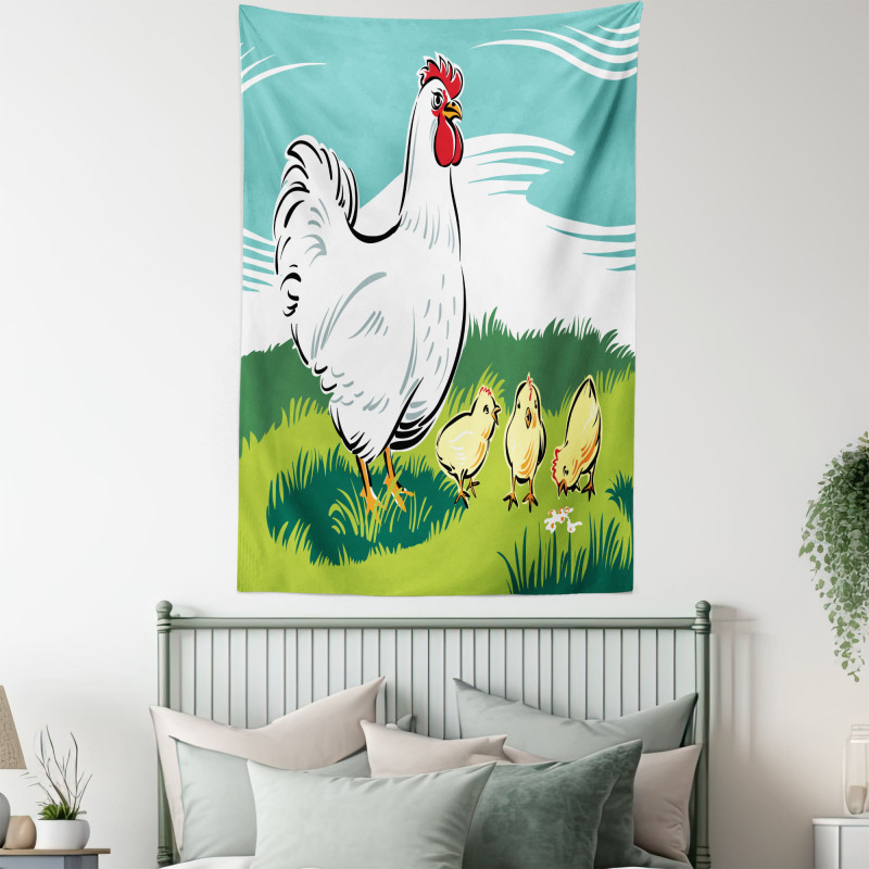 Animal Cartoon Tapestry