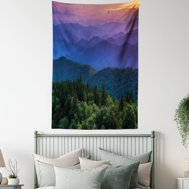 Colorful Sunset Photo Tapestry