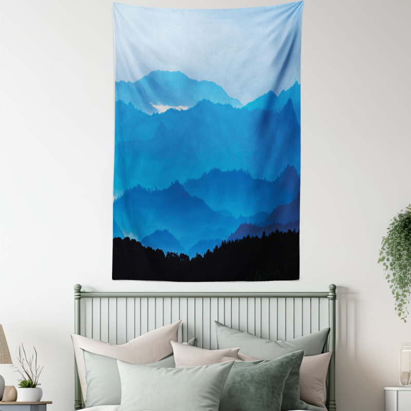 Misty Mountain Levels Tapestry