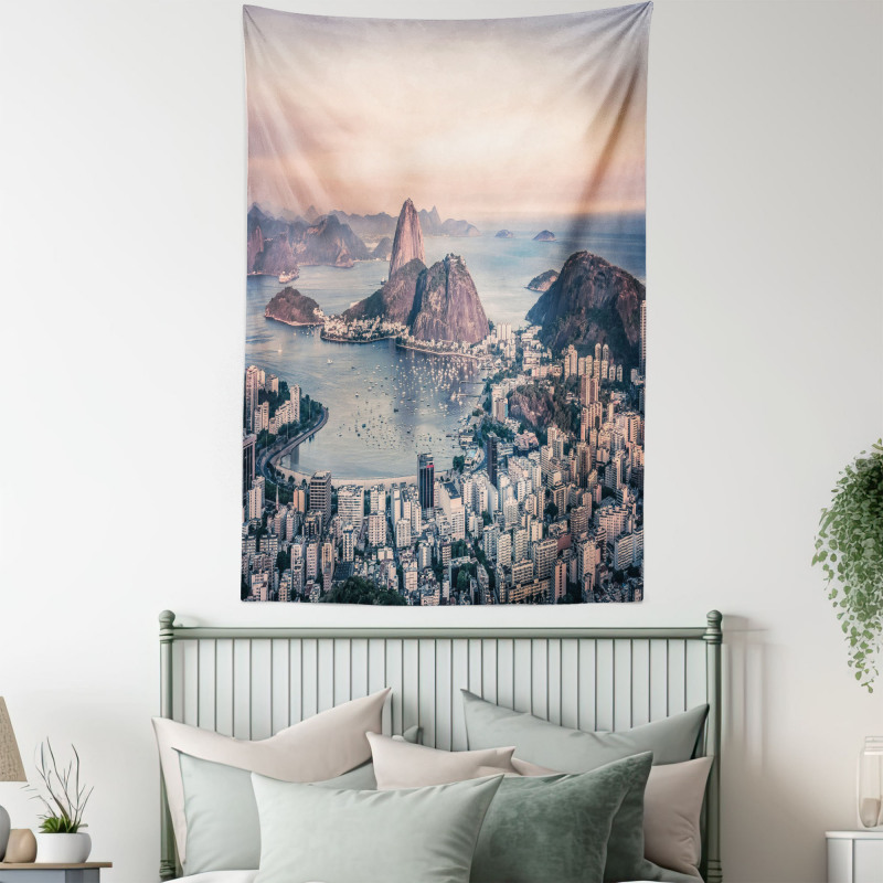 Rio de Janeiro Beach Tapestry