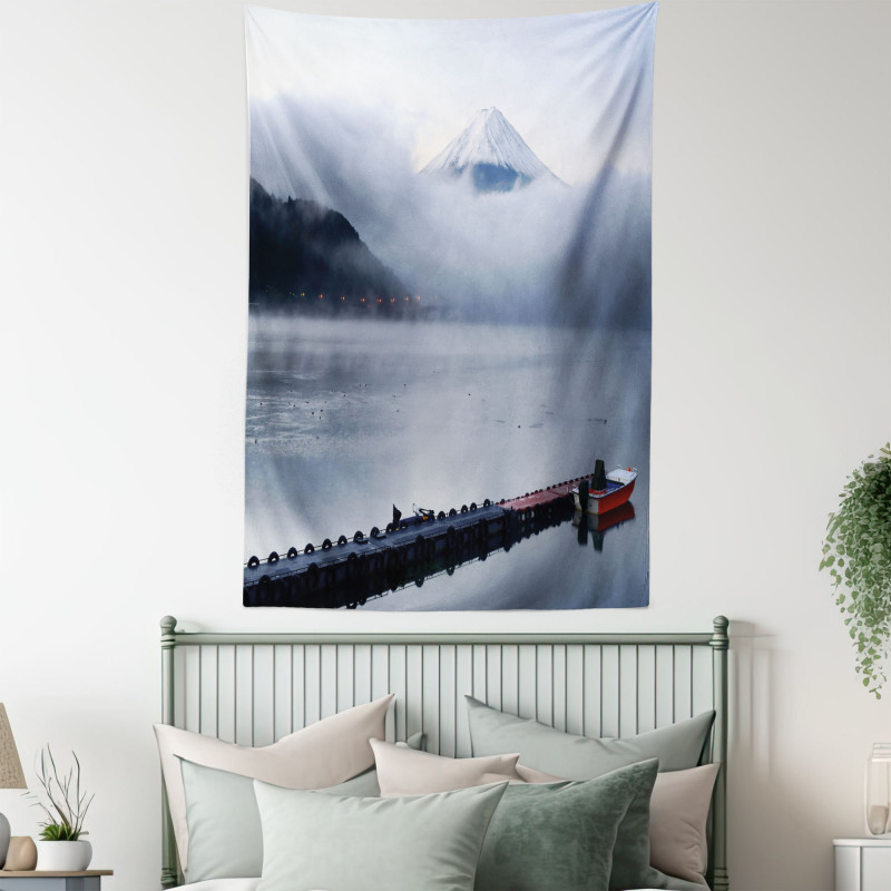 Mountain Peaks Kawaguchi Lake Tapestry