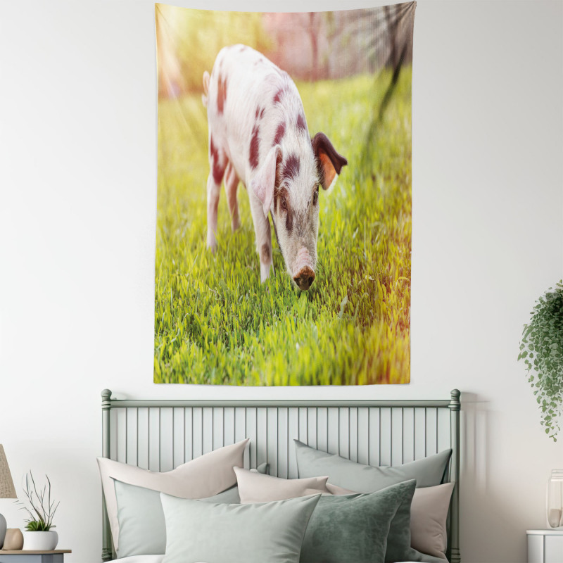 Baby Pig with Spots Tapestry