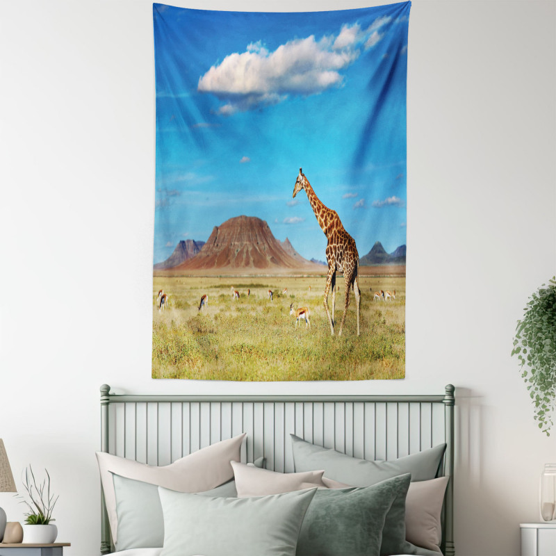 Savanna Giraffes Tapestry