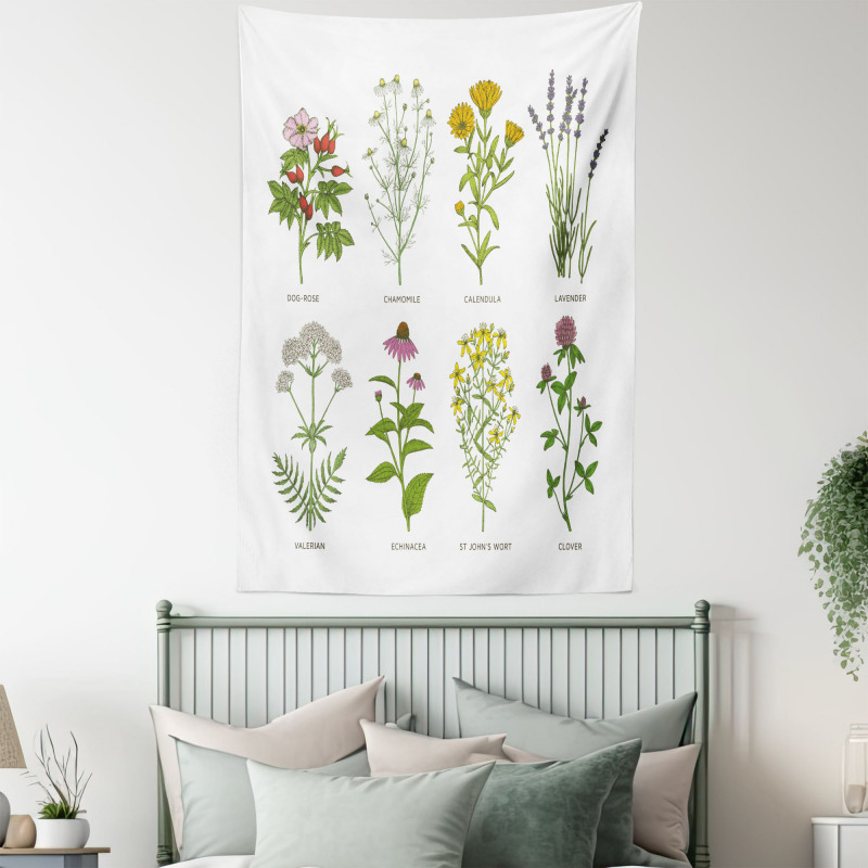 Natural Cosmetics Flowers Tapestry