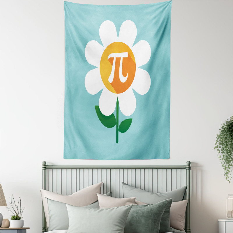 Number on Cartoon Daisy Tapestry