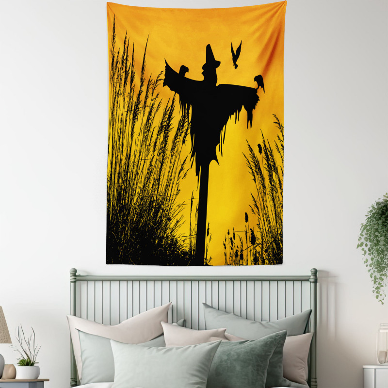 Rural Silhouettes Tapestry