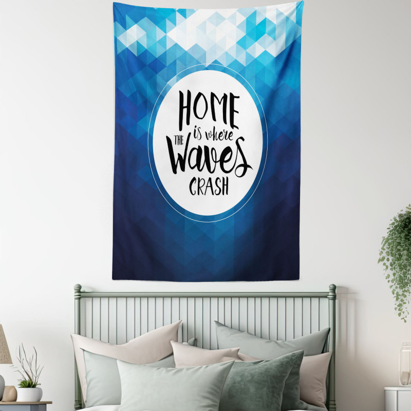 Home is Where Waves Crash Tapestry