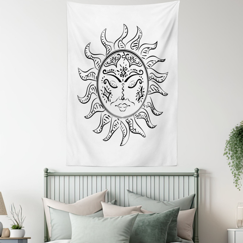 Sleeping Sun Tapestry