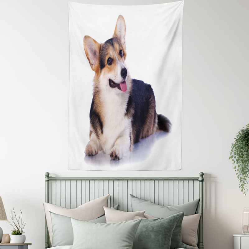 Pembroke Welsh Dog Lover Art Tapestry