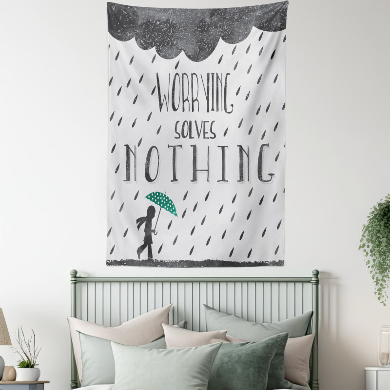 Worrying Solves Nothing Tapestry