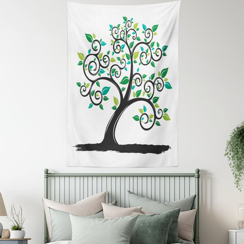 Abstract Minimalist Nature Tapestry