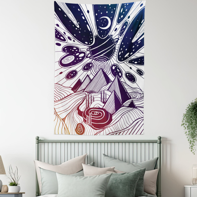 Dream Desert Landscape Tapestry