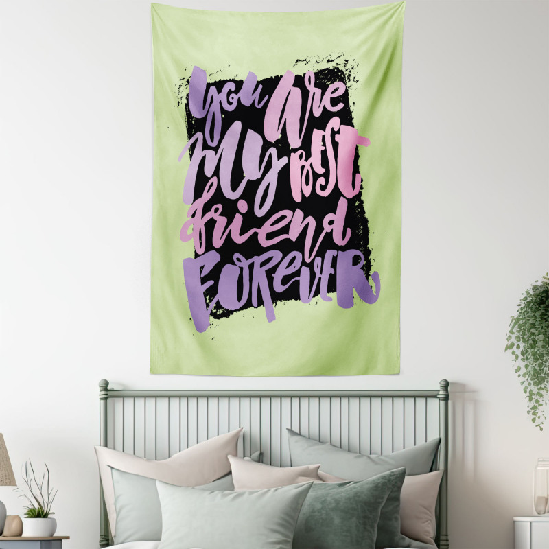 Vivid Words Lettering Tapestry