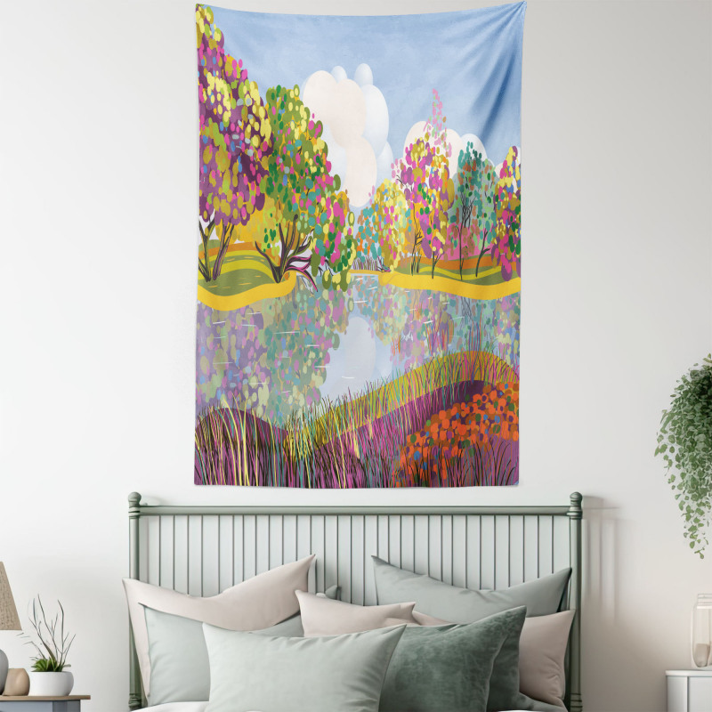 Vibrant Botany River Tapestry