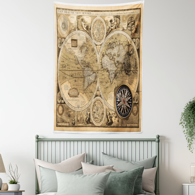 Accvrat Map of World Tapestry