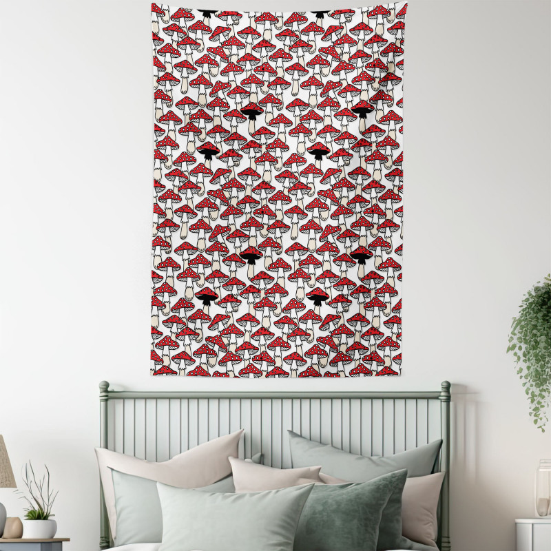Toadstool Mushroom Tapestry