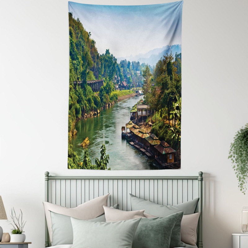 Tropic Thai Village Tapestry