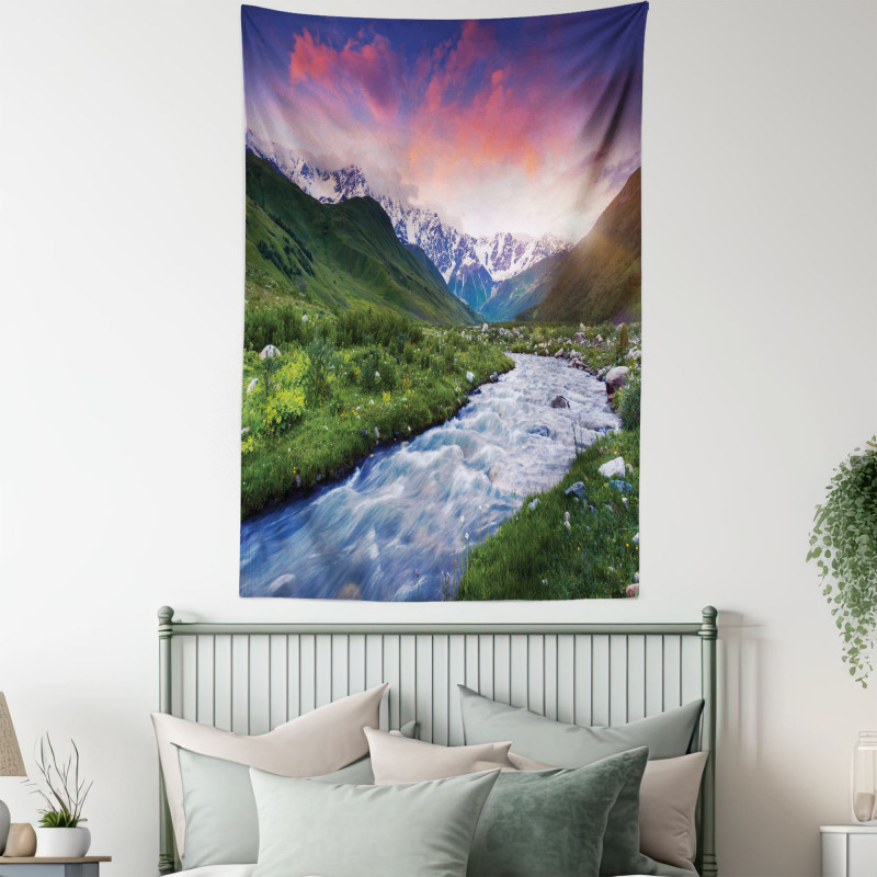 Georgia Caucasus Hills Tapestry