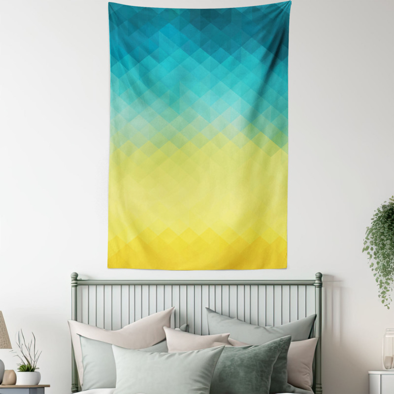 Polygonal Color Changes Tapestry