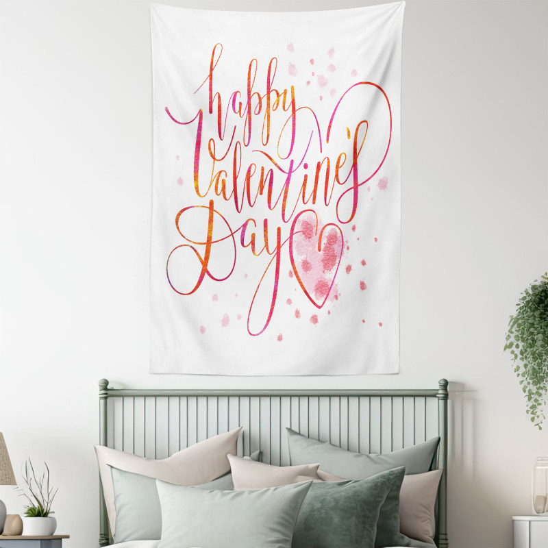 Warm Calligraphy Tapestry