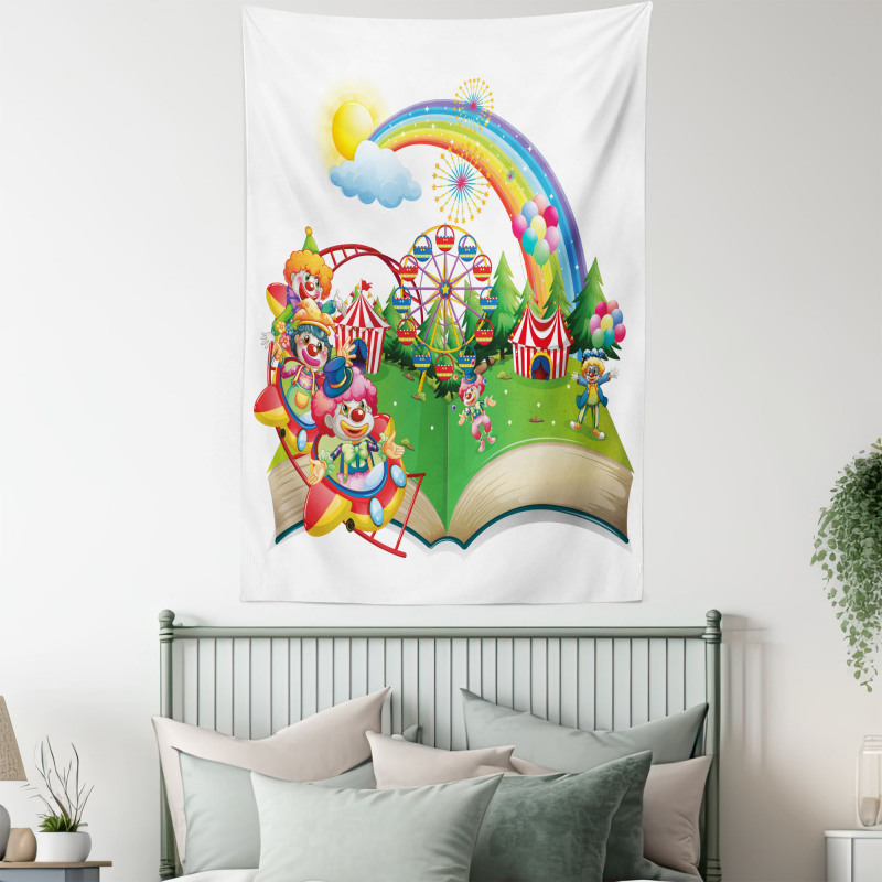 Rainbows and Clowns Tapestry