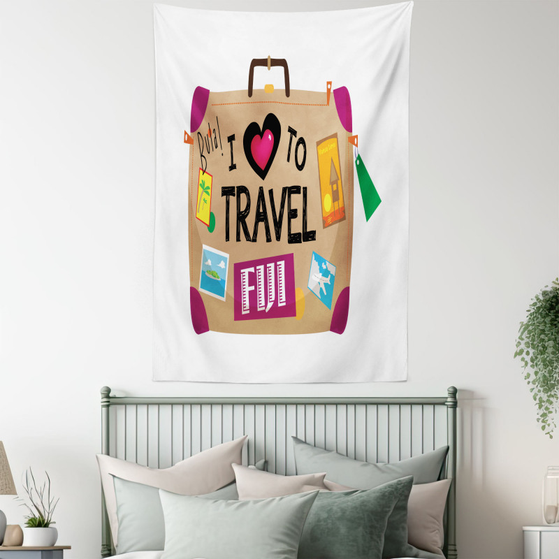 Luggage to Fiji Tapestry