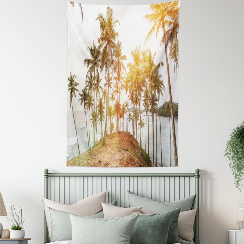 Sunbeams Hitting an Island Tapestry